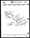 BROILER DRAWER PARTS Diagram and Parts List for 32-1012-45-10  Tappan Range