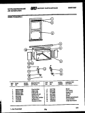 CABINET AND INSTALLATION PARTS Diagram and Parts List for WAS226P2K1  Frigidaire Air Conditioner