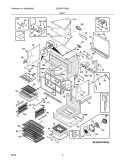 BODY Diagram and Parts List for E30EW7CGSS2  Electrolux Wall Oven