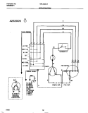 WIRING DIAGRAM Diagram and Parts List for WAL123S1A5  Frigidaire Air Conditioner