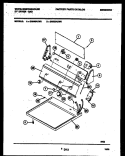 CONSOLE AND CONTROL PARTS Diagram and Parts List for DG500AXW6  Frigidaire Dryer