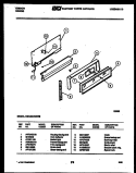 BACKGUARD Diagram and Parts List for CGC2M4WSTB  Gibson Range