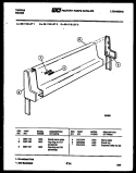 BACKGUARD Diagram and Parts List for 32-1118-23-01  Tappan Range