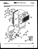 SYSTEM AND AUTOMATIC DEFROST PARTS Diagram and Parts List for FPES19TFF0  Frigidaire Refrigerator
