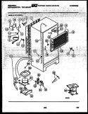SYSTEM AND AUTOMATIC DEFROST PARTS Diagram and Parts List for GTN155WHE1  Uni Refrigerator