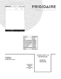 Cover Diagram and Parts List for FBD2400KS0A  Frigidaire Dishwasher