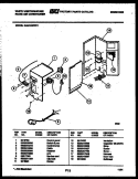 ELECTRICAL PARTS Diagram and Parts List for WAS183P2K1  Frigidaire Air Conditioner