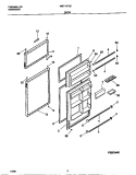 DOOR Diagram and Parts List for WRT18FGEW1  Frigidaire Refrigerator