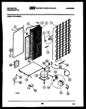 SYSTEM AND AUTOMATIC DEFROST PARTS Diagram and Parts List for FPK190EN3W  Kelvinator Refrigerator