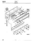 BACKGUARD Diagram and Parts List for TGF605WCD2  Tappan Range