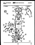 TUB DETAIL Diagram and Parts List for LA700MXW1  Frigidaire Washer