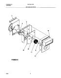 AIR HANDLING PARTS Diagram and Parts List for FAK123J1V4  Frigidaire Air Conditioner