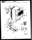 SYSTEM AND AUTOMATIC DEFROST PARTS Diagram and Parts List for KRT15CRAD0  Kelvinator Refrigerator