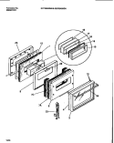 DOOR Diagram and Parts List for GEF354BADA  Gibson Range