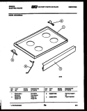 COOKTOP PARTS Diagram and Parts List for CEC4S6WXC  Gibson Range