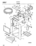 ICE DISPENSER Diagram and Parts List for WRS22WNHW2  Frigidaire Refrigerator