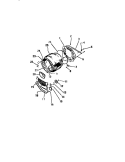DRUM Diagram and Parts List for DEA600A1D  Kelvinator Dryer