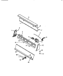 CONSOLE & CONTROLS Diagram and Parts List for WDW1  Frigidaire Washer