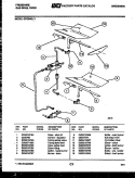 GAS CONTROL Diagram and Parts List for GPG94BL1  Frigidaire Wall Oven
