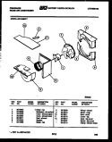 AIR HANDLING PARTS Diagram and Parts List for AR14MS8F7  Frigidaire Air Conditioner