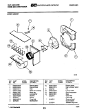 MOTOR / FAN Diagram and Parts List for 24HA241  Frigidaire Air Conditioner