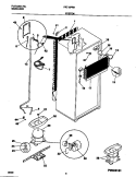 SYSTEM Diagram and Parts List for FRT18PRHD1  Frigidaire Refrigerator