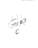 WINDOW MOUNTING PARTS Diagram and Parts List for SH206C1QA  Kelvinator Air Conditioner