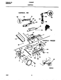 CONTROLS Diagram and Parts List for FRS20ZSFB0  Frigidaire Refrigerator