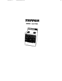 COVER Diagram and Parts List for 31-2758-00-02  Tappan Range