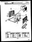 UNIT PARTS Diagram and Parts List for A07LH8E1  Frigidaire Air Conditioner