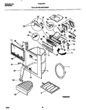 ICE & WATER DISPENSER Diagram and Parts List for FRS24WPBD1  Frigidaire Refrigerator