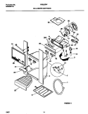 ICE & WATER DISPENSER Diagram and Parts List for FRS22ZNFW0  Frigidaire Refrigerator