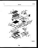 Part Location Diagram of 5303279768 Frigidaire TRIM-HALF SHELF