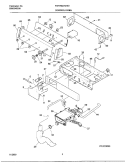 CONTROL PANEL Diagram and Parts List for FWTR647GHS1  Frigidaire Washer