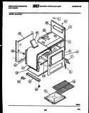 BODY PARTS Diagram and Parts List for GF201ND2  Frigidaire Range