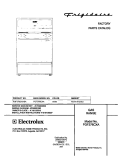 COVER Diagram and Parts List for FGF376CXASA  Frigidaire Range