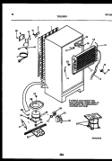 SYSTEM AND AUTOMATIC DEFROST PARTS Diagram and Parts List for TSX130HN1D  Kelvinator Refrigerator