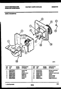 AIR HANDLING PARTS Diagram and Parts List for WAC067P7A1  Frigidaire Air Conditioner