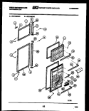 Part Location Diagram of 5318735501 Frigidaire PANEL-Freezer  DOOR