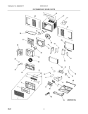 REPLACEMENT PARTS Diagram and Parts List for GAM154Q1A1  Gibson Air Conditioner