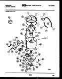 TUB DETAIL Diagram and Parts List for LCG771LL1  Frigidaire Washer Dryer Combo