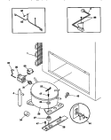 SYSTEM Diagram and Parts List for FFC23M7CW2  Frigidaire Freezer