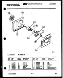 COMPRESSOR PARTS Diagram and Parts List for AC043L7A1  Frigidaire Air Conditioner