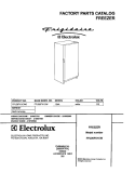 COVER Diagram and Parts List for FFU20FK1CW0  Frigidaire Freezer