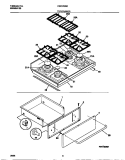 Part Location Diagram of 316084604 Frigidaire GRATE-GLOSS BLACK