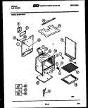 BODY PARTS Diagram and Parts List for 30-2241-23-01  Tappan Range