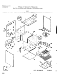 BODY Diagram and Parts List for TEF322BHDA  Tappan Range