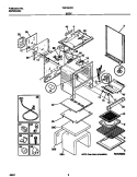 BODY Diagram and Parts List for TGF354SCWD  Tappan Range