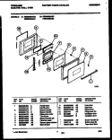 Part Location Diagram of 5303300415 Frigidaire HANDLE-DOOR