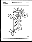 Part Location Diagram of 5303203044 Frigidaire BUTTON